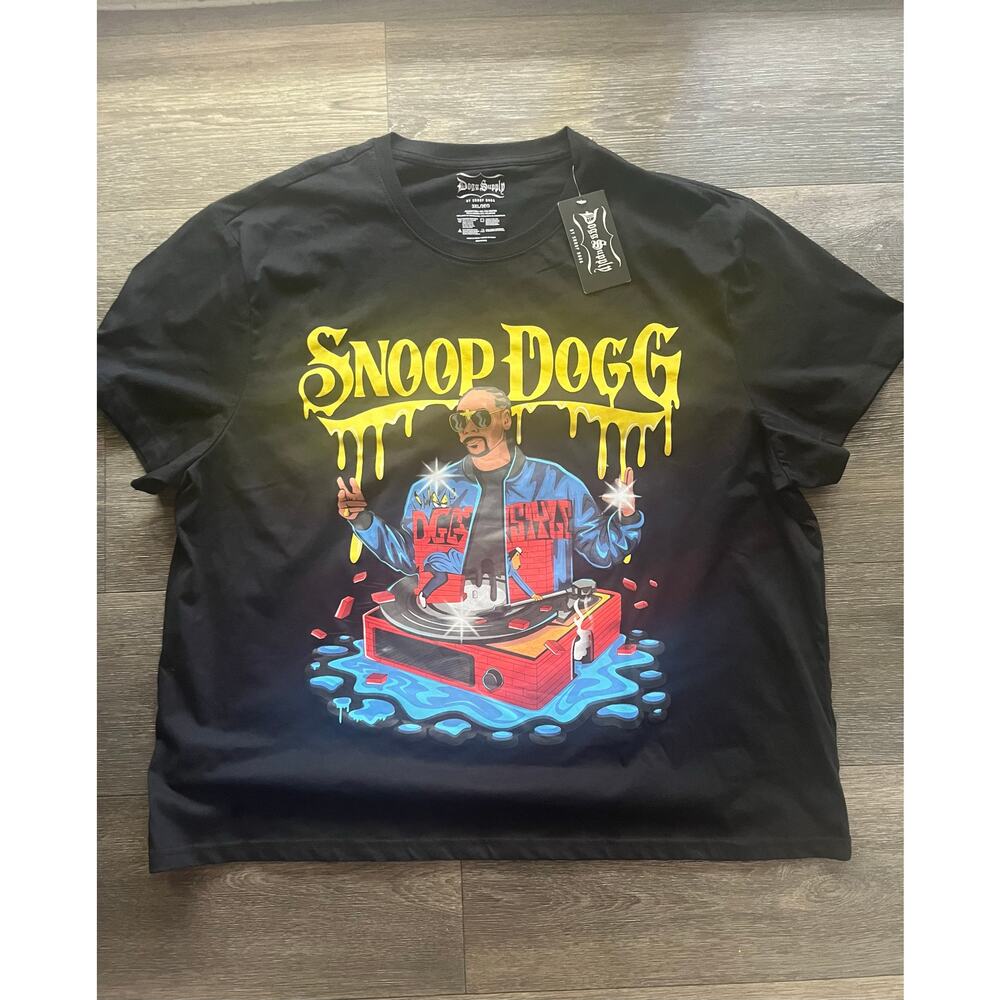 Snoop Dog Short Sleeve Black T-shirt